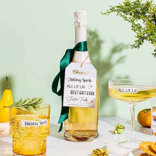 Holiday Drink Markers Gift Tag (2 Pack)