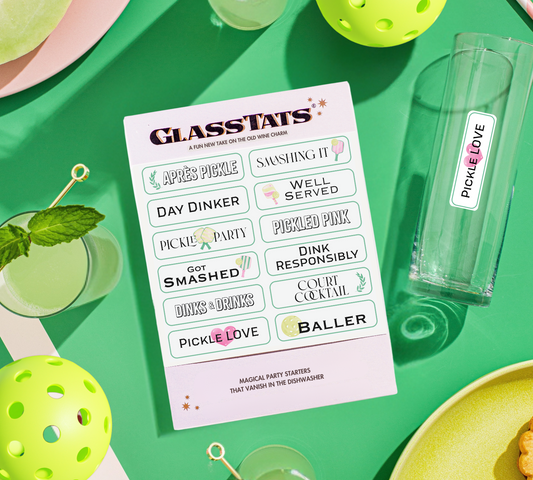 Pickleball Party Drink Markers