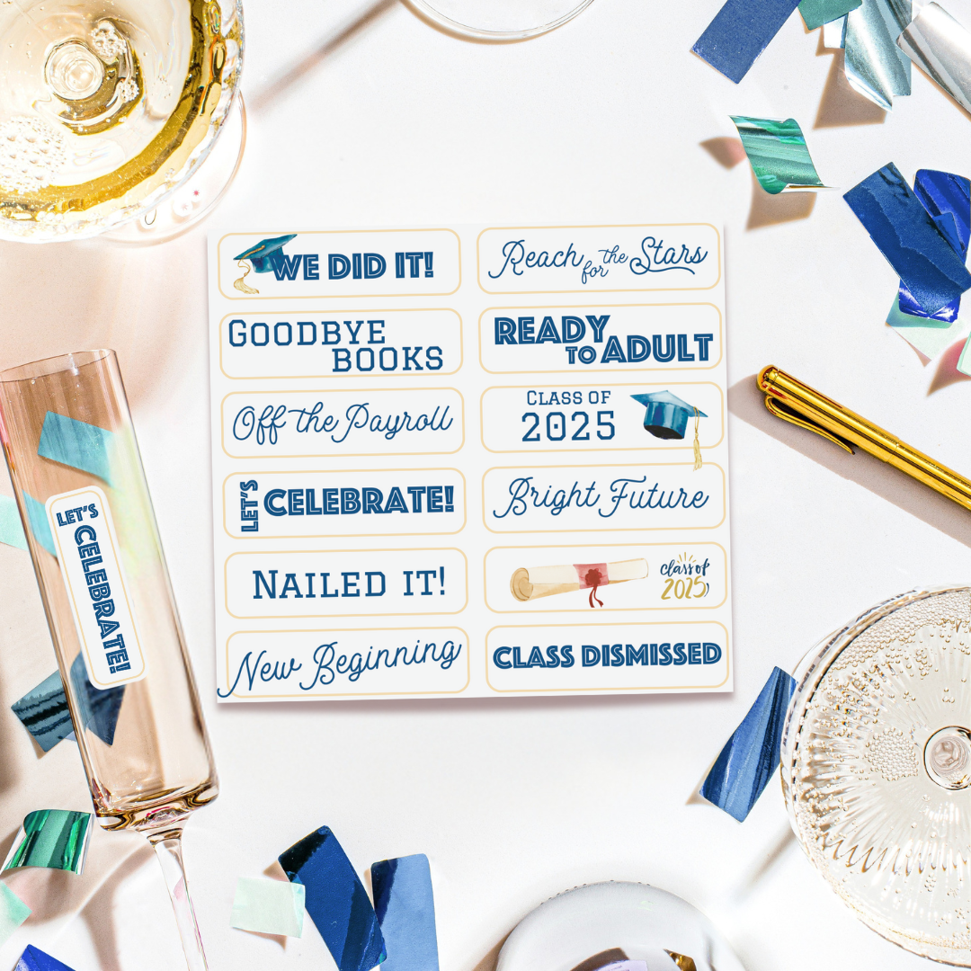 2025 Graduation Drink Markers