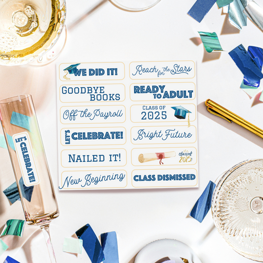 2025 Graduation Drink Markers