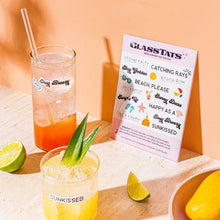 Load image into Gallery viewer, Beachy Vibes Drink Markers
